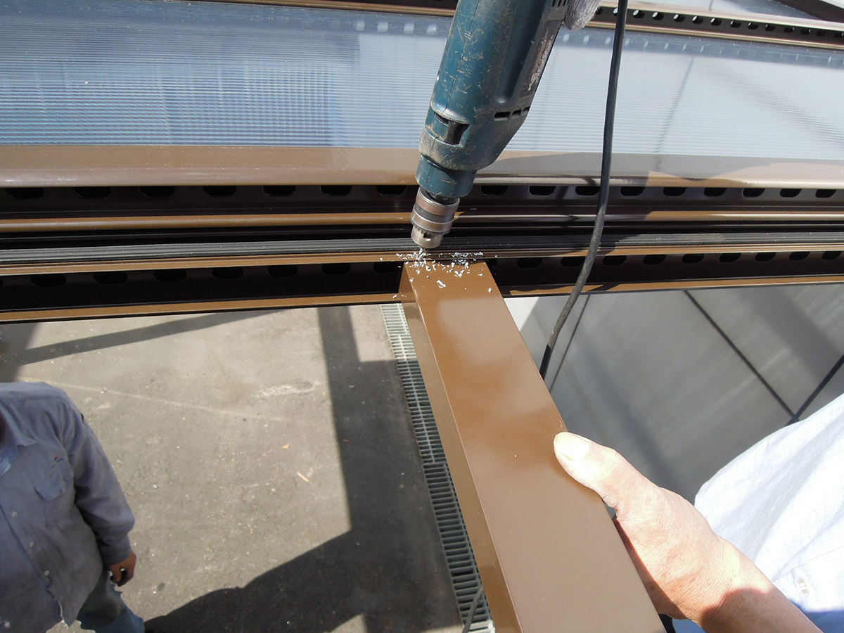 Installation of Ventilate Canopy