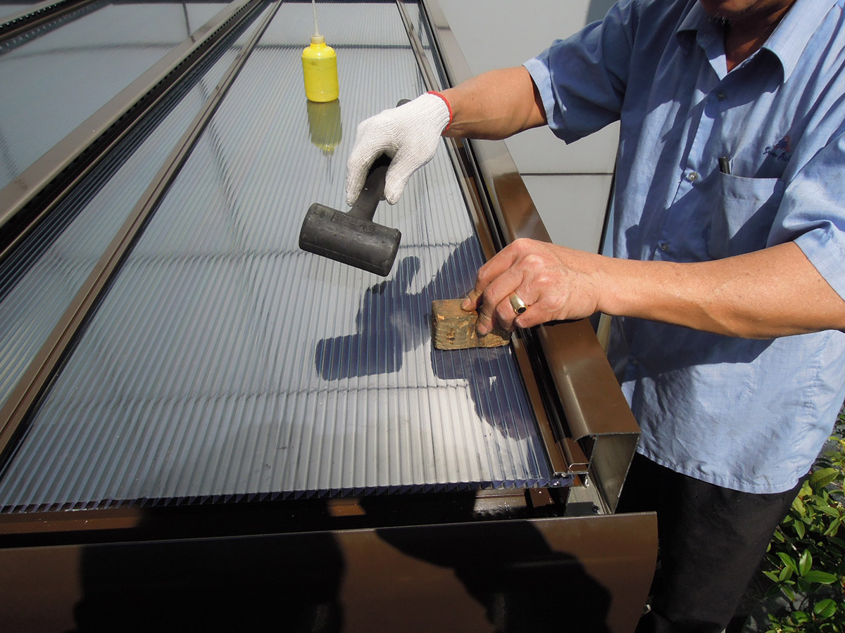 Installation of Ventilate Canopy