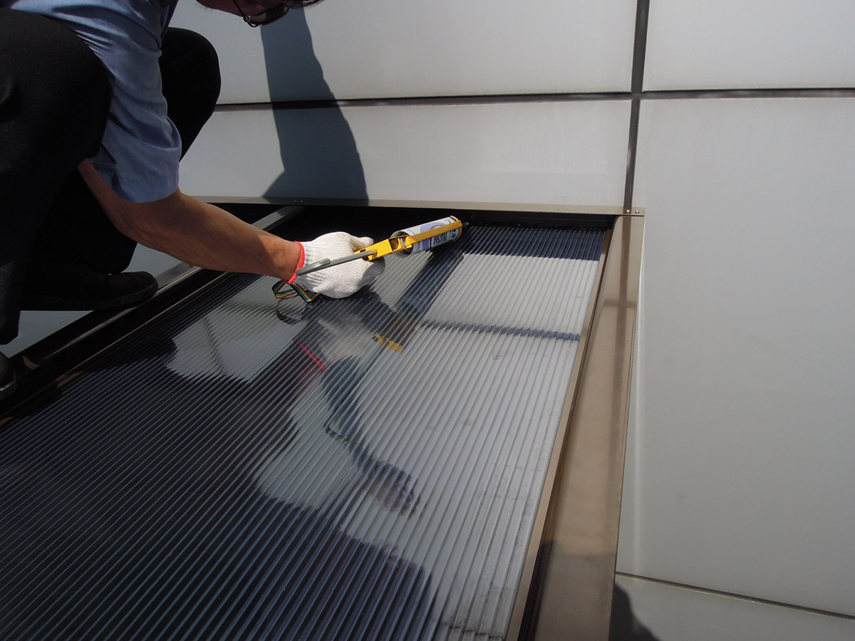 Installation of Ventilate Canopy